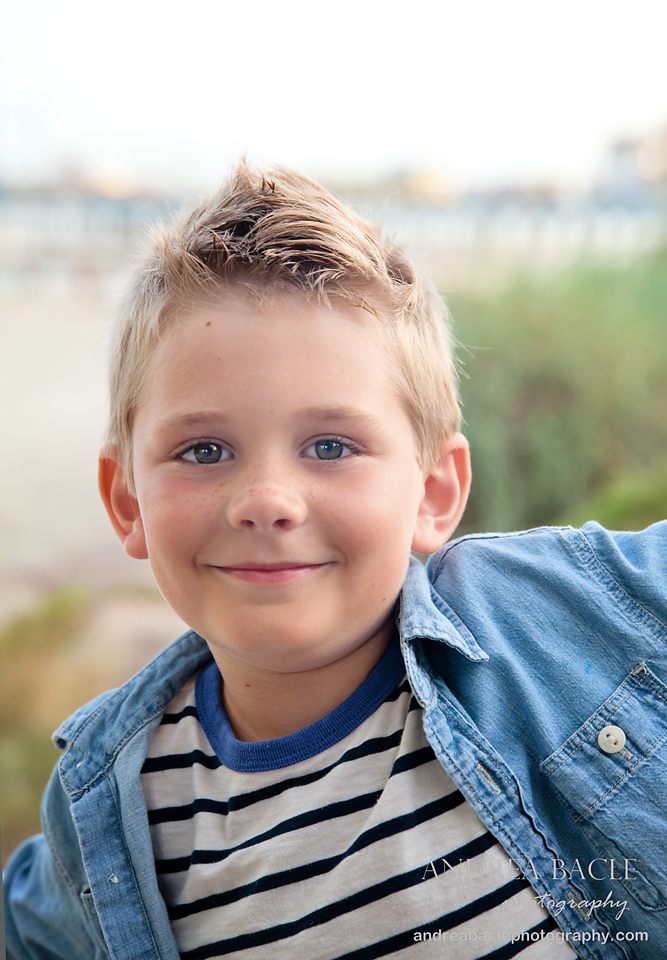 galveston family session seven year old boy
