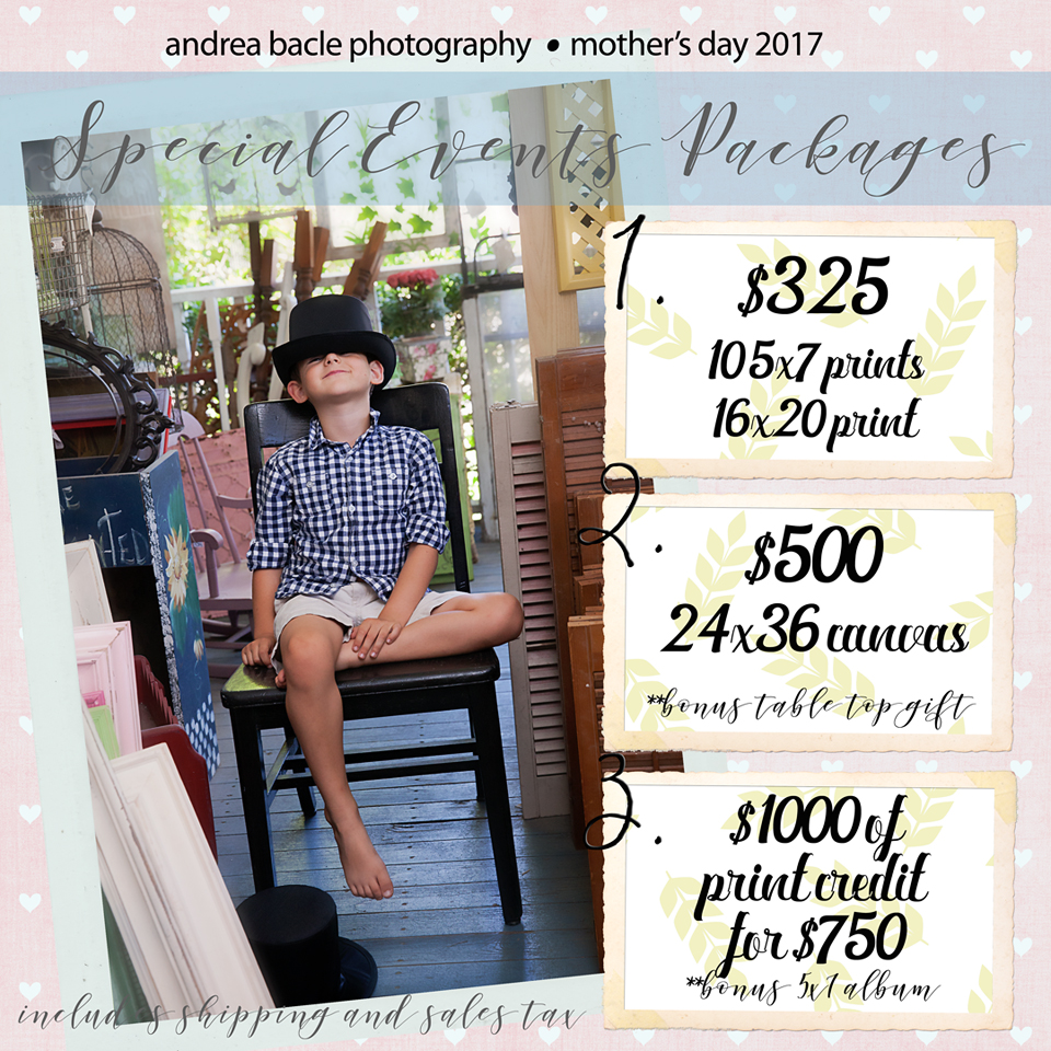 mother's day photography sessions